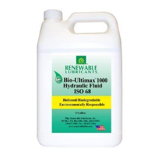 Renewable Lubricants Bio Ultimax 1000 ISO 68 Hydraulic Lubricant, 1 Gallon Jug