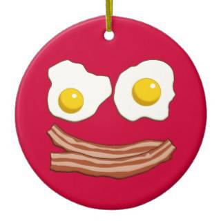 Bacon and Eggs Ornament 