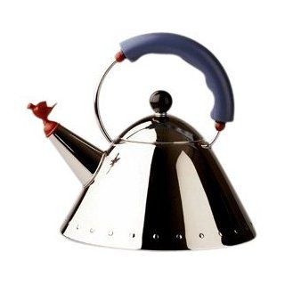 9093 Miniature Kettle with Bird Whistle by Michael Graves   Teakettles