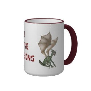 I Love Dragons Mug