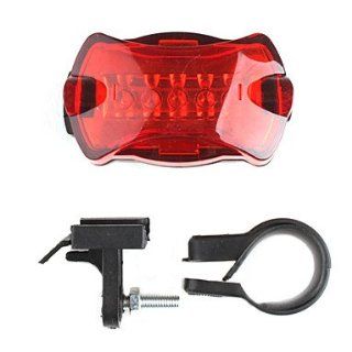 RayShop   5 LED Bike Safety Strobe Light with Support   HY 198 (2 x AAA)  Bike Taillights  Sports & Outdoors