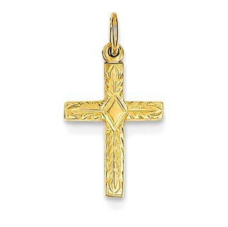 14k Small Cross Charm Jewelry