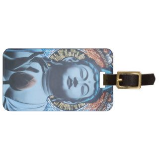 Buddha in Blue Travel Bag Tags