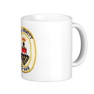 USS HEWITT (DD 966) COFFEE MUGS