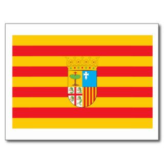 Aragon Flag Postcard