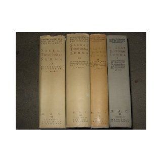 Sacrae Theologiae Summa (4 volume set) P. Michaele Nicolau, P. Ioachim Salaverri Books