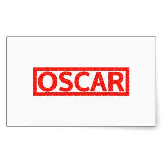 Oscar Stamp Rectangle Stickers