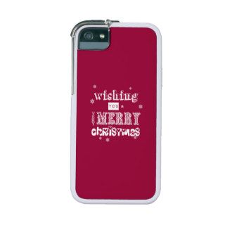 Wishing You a Very Merry Christmas Case For iPhone 5