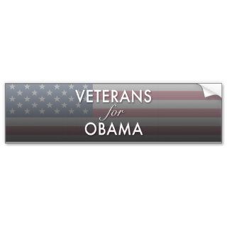 Veterans for Obama Bumper Stickers