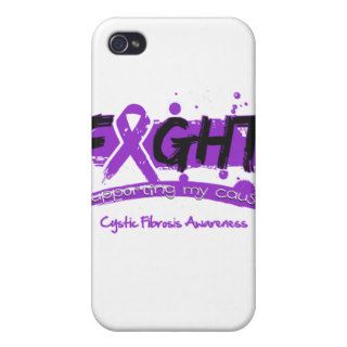 Cystic Fibrosis FIGHT Supporting My Cause iPhone 4/4S Cover