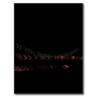 Moving Light Abstract Art Products Post Card
