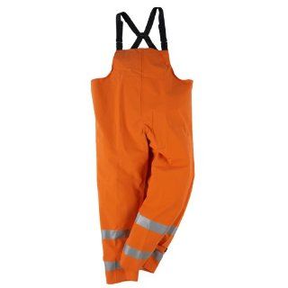 Neese 207BT Neoprene/Nomex Petro Arc Series Arc Flash/Flash Fire Bib Trouser with Elastic Adjustable Suspenders, Extra Large, Safety Orange Protective Chemical Splash Apparel