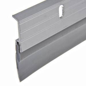 Frost King E/O 1 5/8 in. x 36 in. Aluminum Brushed Chrome and Vinyl Door Sweep BC5936H
