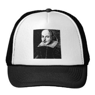 William Shakespeare Face Mesh Hats