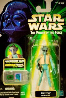 1999   Hasbro   Star Wars   The Power of the Force   Greedo Action Figure   CommTech Chip   New   Out of Production   Limited Edition   Collectible Toys & Games