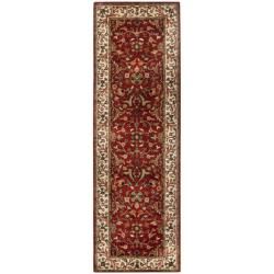 Handmade Persian Legend Red/Ivory Wool Runner Rug (2'6" x 12') Safavieh Runner Rugs