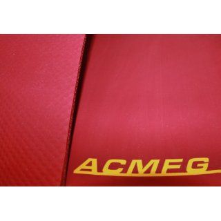 Advanced Custom Manufacturing 232 250 3x5 R 5 FOD Shield Rubberized Work Matting, 60" Length x 36" Width x 0.250" Thick, Red (Pack of 5) Science Lab Matting