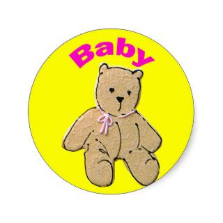 Adult Baby Girl Baby Bear Stickers