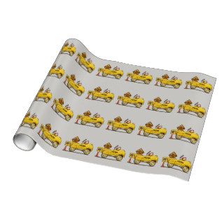Cute Peddle Truck Peddle Car Gift Wrapping Paper