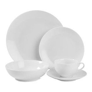Fitz and Floyd Gourmet Whiteware Small Salt and Pepper Set Kitchen & Dining