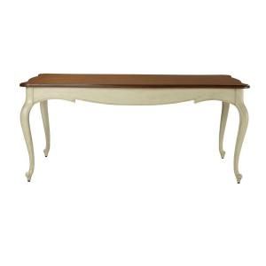 Home Decorators Collection Provence White/Chestnut Dining Table 0823700410