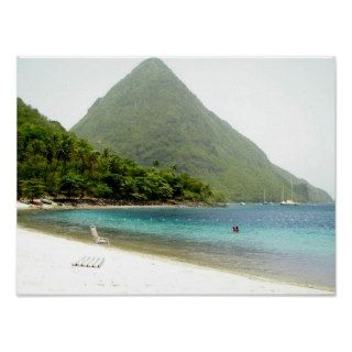 honeymoon, St Lucia Posters