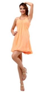 Honeystore Women's Halter Column Mini Dress