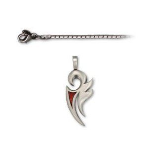 Bico Australia Red Phoenix Pendant and Mohka Necklace Combination (22 inches) Jewelry