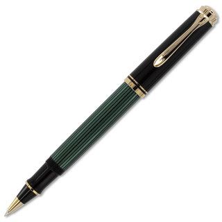 Pelikan Souveran Black/Green Rollerball Pen Pelikan Ballpoint Pens
