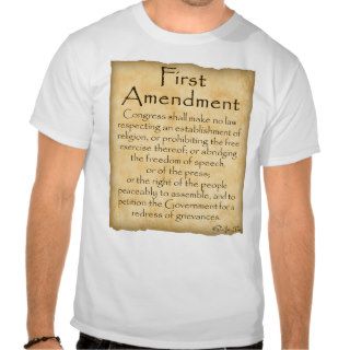 Know Your Rights First Amendment Tees