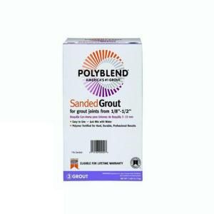 Custom Building Products Polyblend #381 Bright White 7 lb. Sanded Grout PBG3817