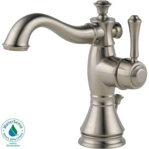 Delta Cassidy Single Hole 1 Handle High Arc Bathroom Faucet in Stainless 597LF SSMPU