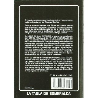 Libro de San Cipriano/ Book of St. Cyprian (Tabla de Esmeralda) (Spanish Edition) Edaf 9788476401705 Books