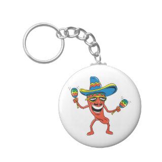 Mexican Chili Pepper Key Chains