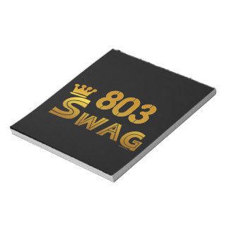 803 Area Code Swag Memo Notepads