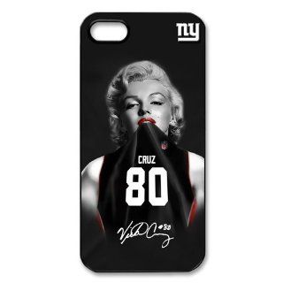 NFL New York Giants Iphone 5 5S Case Cover New style Marilyn Monroe Iphone 5 Case Cell Phones & Accessories