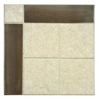 Merola Tile Samoa Umber 17 3/4 in. x 17 3/4 in. Ceramic Floor and Wall Tile (15.75 sq. ft. / case) DISCONTINUED FCC18SMU
