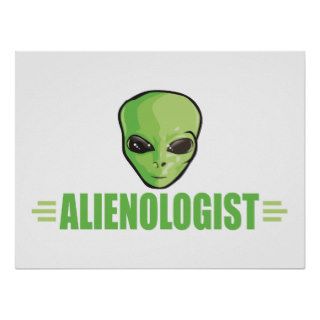 Funny Alien Lover Posters