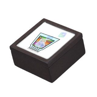 GIFT BOXES   PSYCHEDELIC COCKTAIL GLASS PREMIUM TRINKET BOXES