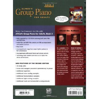 Alfred's Group Piano for Adults Student Book 2, 2nd Edition (Book & CD ROM) E. L. Lancaster, Kenon D. Renfrow 9780739049259 Books