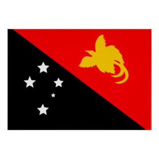 Papua New Guinea Flag Posters