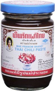 Mae pranom Brand Thailand Chili Paste 228. by Yadashop 