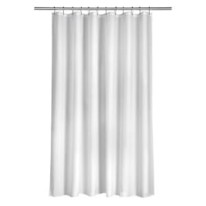 Croydex Shower Curtain in Plain White AF159022YW