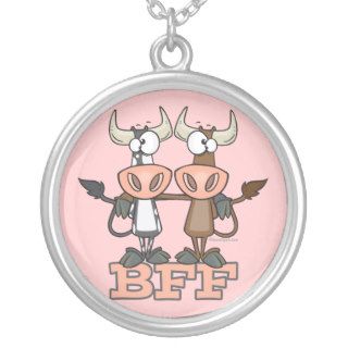 BFF cow best friends forever buddies Necklaces