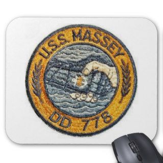 USS MASSEY (DD 778) MOUSE MATS