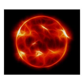 Sun Sol Star Sphere Print