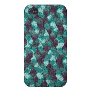 Multi color blue crochet cases for iPhone 4