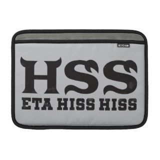 HSS   ETA HISS HISS   Logo MacBook Air Sleeve