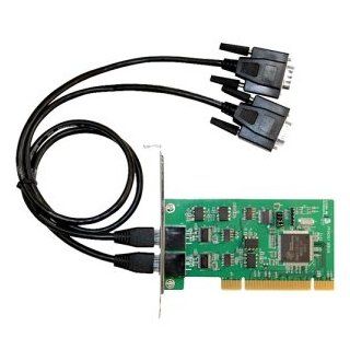 SIIG 2 port uPCI Serial Adapter. 2PORT DB9 SER UPCI RS232 RS422 RS485 DP INDSTRL ADAPT 3KV ISOLTN SERCRD. 2 x 9 pin DB 9 Male RS 232/422/485 Serial Universal PCI   1 Pack