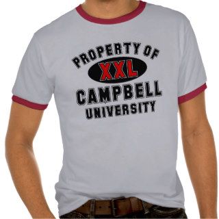 Property of Campbell University T Shirts